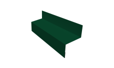 Отлив межэтажный 45 0,45 Drap TX RAL 6005 зеленый мох (3м)