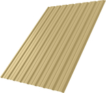 Профнастил С10B Grand Line 0,4 PE RAL 1014 слоновая кость