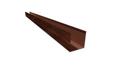 Кубообразная рейка GL Ш50/В50 Cherry Wood Al 0,4 L=3м