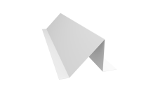 Планка снегозадержания 0,45 PE с пленкой RAL 9003 сигнальный белый (2м)