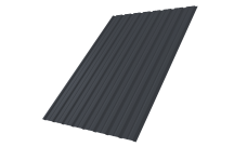 Профнастил С10B 0,4 PE RAL 7024 мокрый асфальт