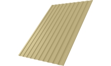 Профнастил С8A в01 Grand Line 0,45 ПЭ слим RAL 1014 слоновая кость