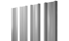Штакетник М-образный A с прямым резом Grand Line 0,5 Satin RAL 7004 сигнальный серый