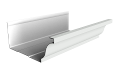 Желоб прямоугольный Vortex Project 210 мм 3м RAL 9003 сигнальный белый