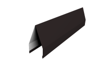 Ламель забора жалюзи Tokyo new 0,5 Satin RAL 9005 черный