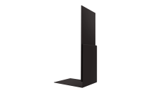 Планка приемная оконная 0,45 PE-Double с пленкой RR 32 темно-коричневый (2м)