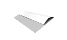 Планка стартово-финишная Экобрус Grand Line 0,45 Drap с пленкой RAL 9003 сигнальный белый (3м)