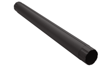 Труба круглая соединительная Grand Line ПУ матовый 90мм 1м RR 32 темно-коричневый