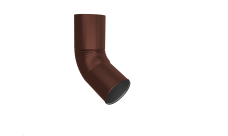 Колено стока Optima 150 мм RAL 8017