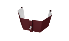 Крепление трубы для гофры на кирпич Vortex Lite PE RAL 3005 красное вино