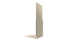 Планка приемная оконная Grand Line 0,45 Print Elite Milky Wood TwinColor (2м)