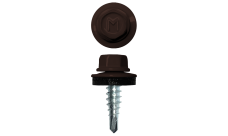 Саморез по металлу Daxmer 4,8х19 (250шт) сверло №2 RAL 8017