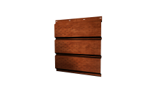 Софит металлический Grand Line полная перфорация 0,45 Print Elite с пленкой Rowan TwinColor