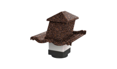 Вентилятор кровельный для композитной черепицы Metrotile HV15-15 MetroBond кофе