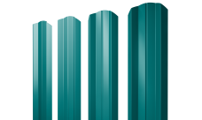 Штакетник М-образный A фигурный 0,45 PE RAL 5021 водная синь