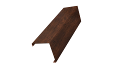 Декоративная накладка на столб универсальная угловая 80х80 для забора жалюзи 0,45 Print Premium Cherry Wood Dark FTC (2,5м)