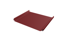 Кликфальц Pro Grand Line 0,45 PE с пленкой на замках RAL 3011 коричнево-красный