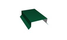 Парапетная крышка прямая 100мм Grand Line 0,45 Drap TR RAL 6005 зеленый мох (2,5м)