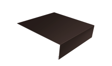 Планка лобовая/околооконная простая 190х50 0,5 Satin Matt RR 32 темно-коричневый (2м)