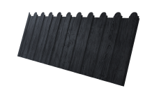 Профнастил С8A v01 фигурный 0,45 Print Premium Grey Wood TwinColor