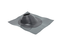 Проходной элемент MF угловой №3.1 (280-460мм) +185 EPDM (металлический окрашенный фланец) серый