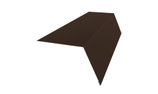 Планка карнизная широкая 100х85 Grand Line 0,45 Drap ST lite RAL 8017 шоколад (2м)