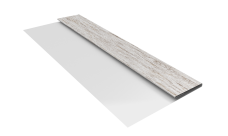 Планка стартовая Блок-Хаус новый Grand Line 0,45 Принт Элит Снежное дерево TwinColor (2м)