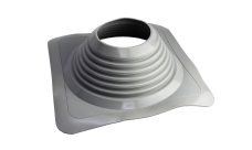 Проходной элемент MF CN прямой №8 (180-330мм) +240 силиконовый (окрашенный фланец) серебро