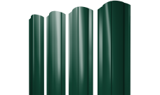 Штакетник Круглый фигурный Grand Line 0,5 Satin RAL 6005 зеленый мох