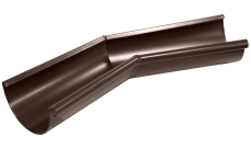 Угол желоба внутренний GL PU Matt 135 гр 125 мм RAL 8017 шоколад