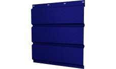 Софит металлический Классик v01 Grand Line полная перфорация 0,45 PE с пленкой RAL 5002 ультрамариново-синий