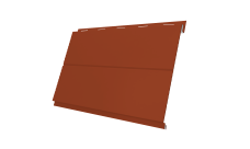 Вертикаль 0,2 line Grand Line 0,5 Satin с пленкой RAL 8004 терракота