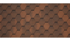 Черепица гибкая Tegola Veneto marrone 423 (коричневый с отливом)