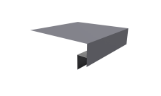 Планка околооконная сложная Экобрус Grand Line 200х50х25 0,45 PE lite с пленкой RAL 7004 сигнальный серый (3м)