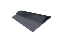 Планка стартово-финишная Экобрус, Экобрус new Grand Line 0,45 Drap TwinColor RAL 7024 мокрый асфальт (2м)