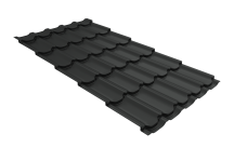 Профиль волновой "Квинта плюс" ("Kvinta plus") 0,45 Drap TX RAL 7016 антрацитово-серый