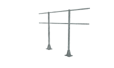 Ограждение кровельное для парапета на плоскую кровлю (3,0х1,2м) ОЦ