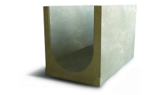 Лоток водоотводный бетонный Aquastok Norma 400 №0/2 (Н-360) (2040260)