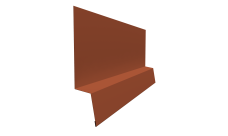 Планка начальная фальц Grand Line 0,45 Drap TX RAL 8004 терракота (2м)