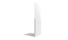 Планка приемная оконная Grand Line 0,45 Drap ТХ RAL 9003 сигнальный белый (3м)