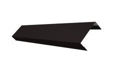 Ламель лицевая 50 забора жалюзи Texas 0,45 PE RAL 9005 черный