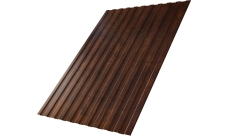 Профнастил С8A в01 Grand Line 0,45 Принт Премиум Бразильская вишня темная Фреш TwinColor