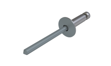 Заклёпка вытяжная Daxmer 4,8х16х14 RAL 7024 (250шт) нерж/нерж