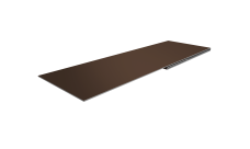 Планка финишная 48х25 Grand Line 0,5 PurPro Matt 275 RAL 8017 шоколад (2м)