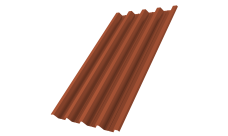 Профнастил Н60R v01 0,5 Satin Matt RAL 8004 терракота