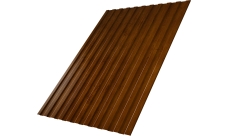 Профнастил С8A в01 Grand Line 0,45 Принт Премиум Золотой дуб насыщенный Фреш TwinColor