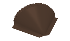 Заглушка конусная Grand Line 0,45 Drap ST RAL 8017 шоколад