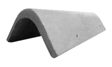 Боковая универсальная черепица Braas серый