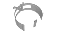 Крепление трубы круглой на дерево Vortex Project 146мм Zn