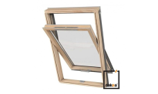 Окно мансардное DAKEA KAV B1500+RUC 55х98 (двухкамерное, ручка снизу, вентклапан+гидроизоляция)